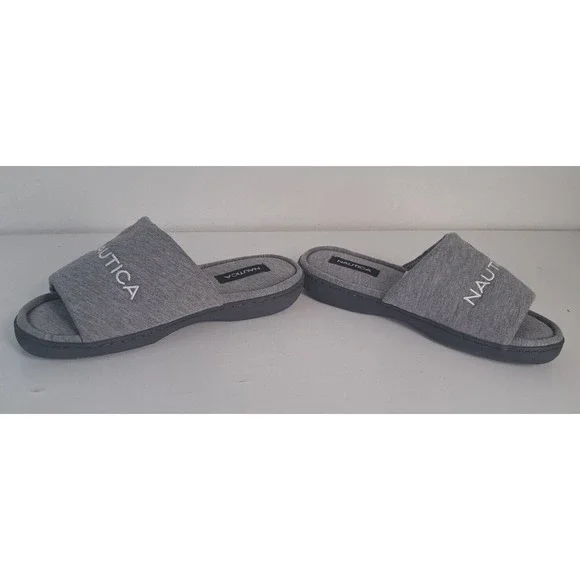 Nautica Eldridge Valentine Mule Slippers US Women's Size 7-8 Gray Open Toe - Picture 6 of 7